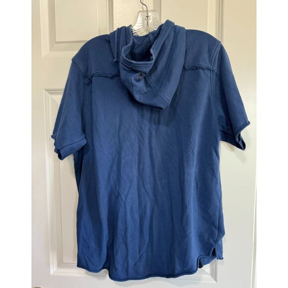 Under Armour Project Rock Terry Hoodie Sweatshirt Respect Blue Men's Large L - Picture 2 of 9